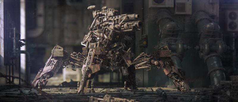 Illustration for article titled Robot? I Prefer The Term "Gun With Legs"